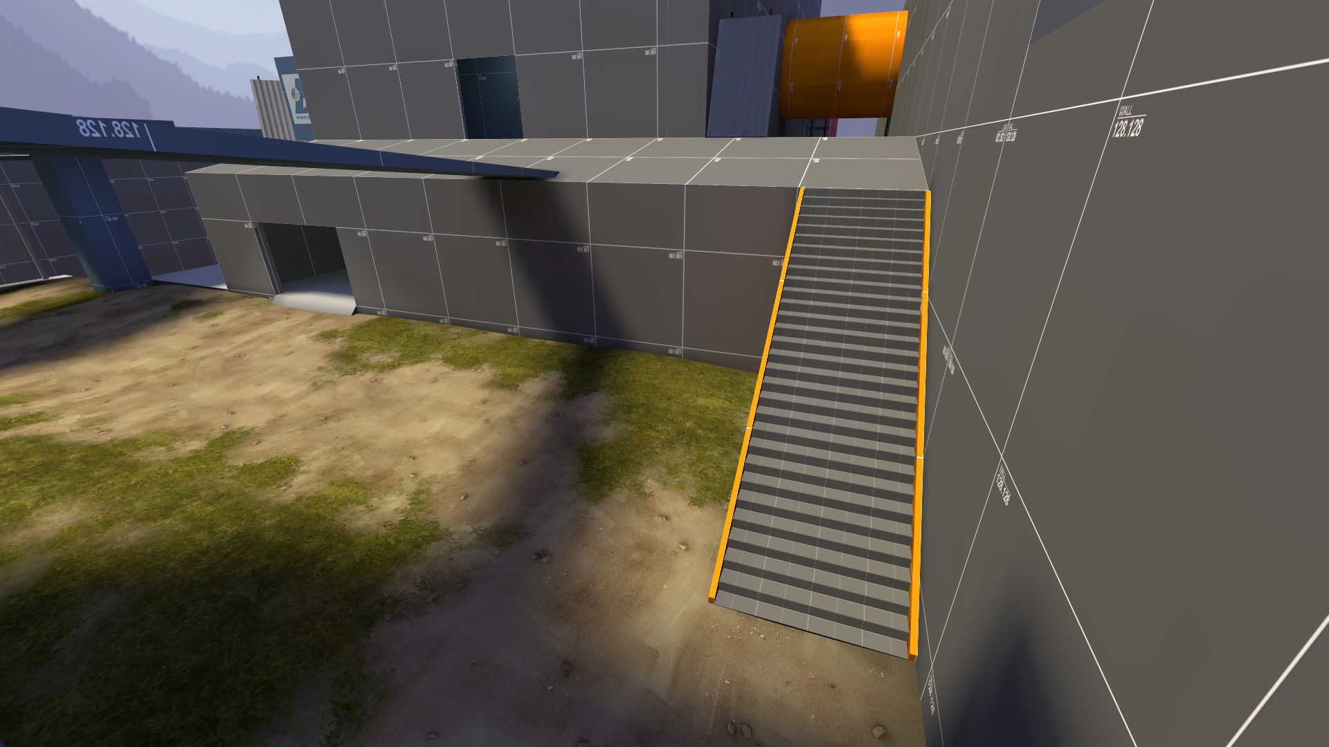 stairs before